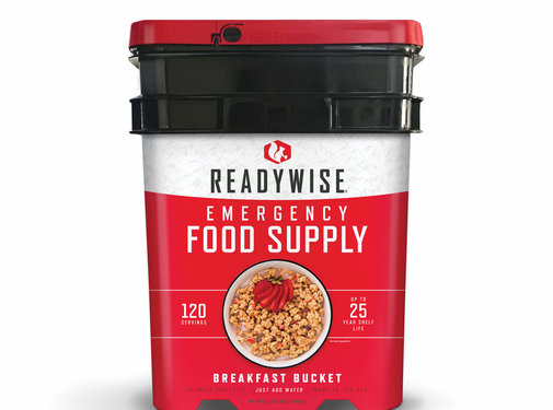 Readywise 120 Serving Breakfast, Freeze Dried Vegetarian Meals