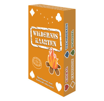 wilderniskaarten Wilderness Cards - Playing Cards + Mini Survival Guide - 4 Variations