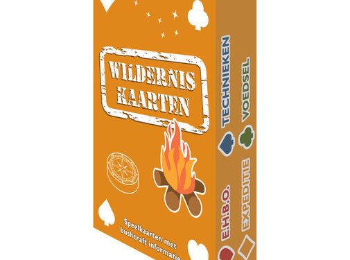 wilderniskaarten Wilderness Cards - Playing Cards + Mini Survival Guide - 4 Variations