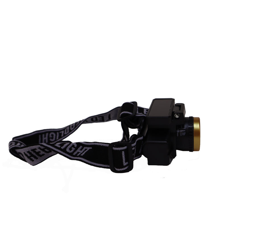 BonQ Headlamp - 3 Modes - 6 Hours of Light - Rechargeable