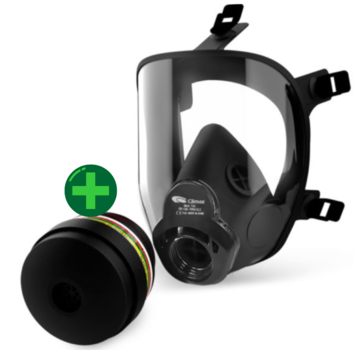 Climax Gas Mask - 741 - Gas And Particle Filter  + Filter ABEK2P3