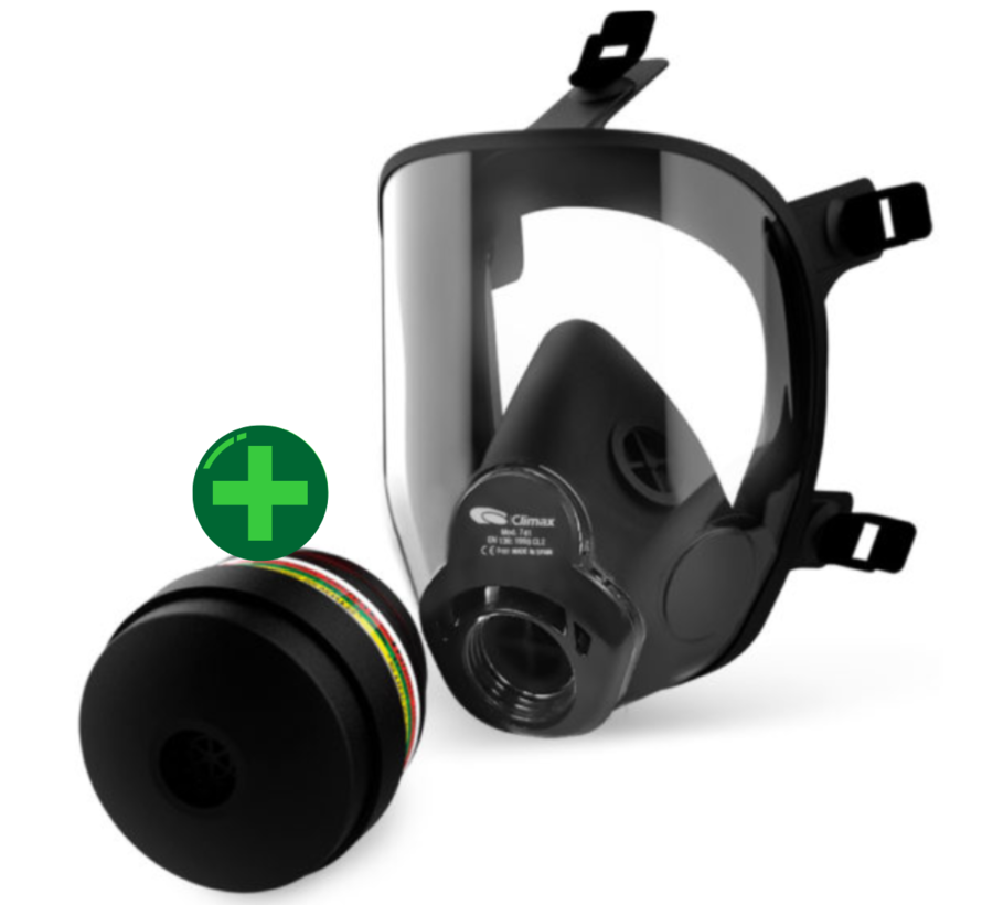 Gas Mask - 741 - Gas And Particle Filter  + Filter ABEK2P3