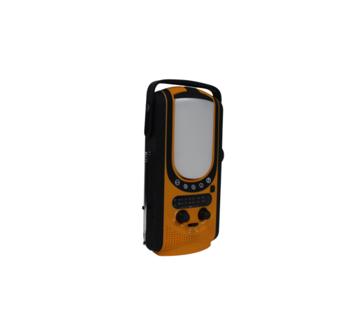 Totle Totle Noodradio Ace - 6000 mAh - AM/FM - Zaklamp En Leeslamp - Meerdere Manieren Oplaadbaar - SOS functie