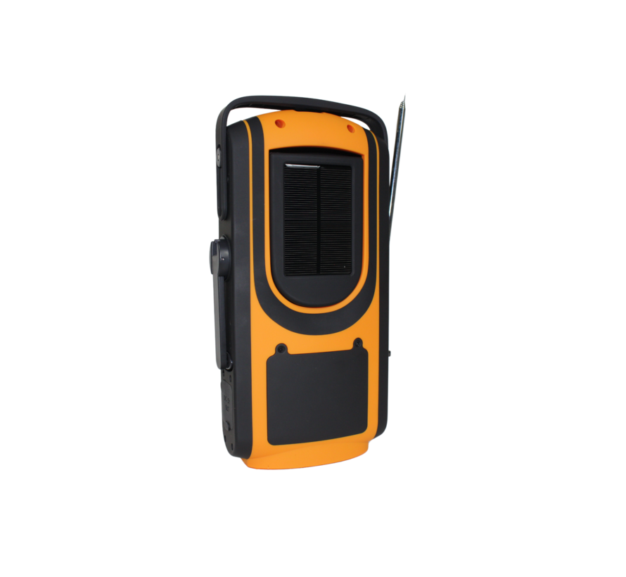 Totle Noodradio Ace - 6000 mAh - AM/FM - Zaklamp En Leeslamp - Meerdere Manieren Oplaadbaar - SOS functie