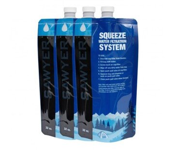 Sawyer Sawyer Squeezable Pouch - 1L - 3 Pieces