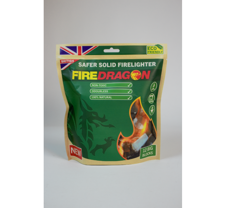 Firedragon - Solid fuel - 12 stuks - milieuvriendelijk - Default