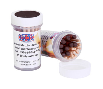 BCB Adventure  BCB waterproof matches, 1 x 25 pieces. CN327A