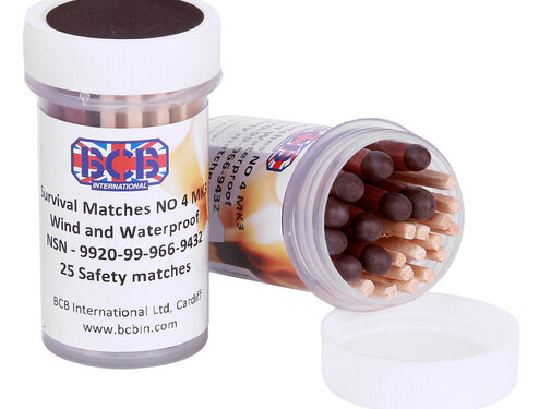 BCB Adventure  BCB waterproof matches, 1 x 25 pieces. CN327A
