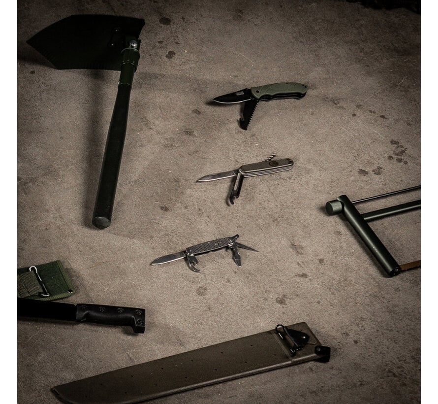 Fosco German Army Knife | Multitool pocket knife green