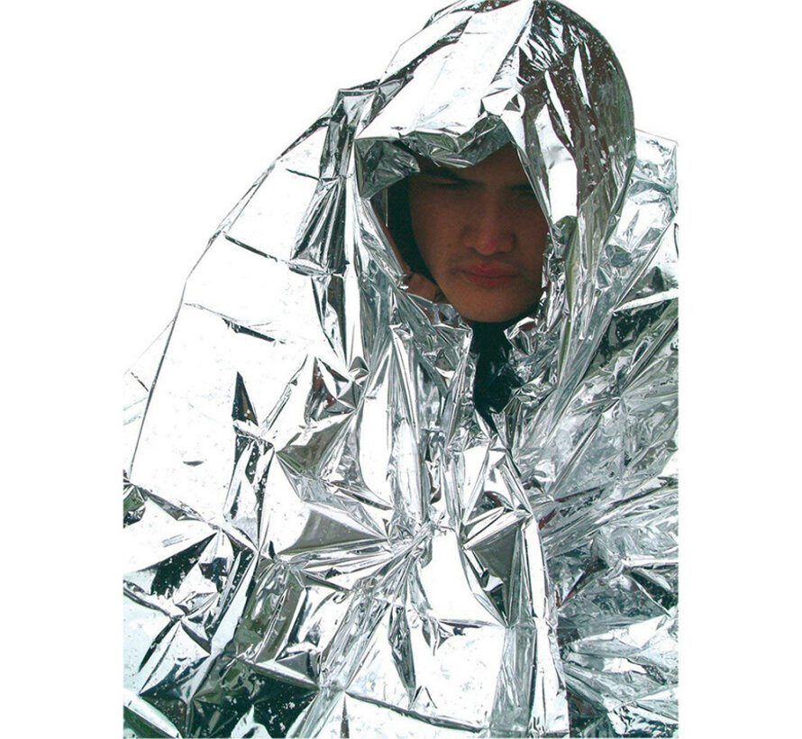 BonQ Emergency Blanket - Silver - 130x210