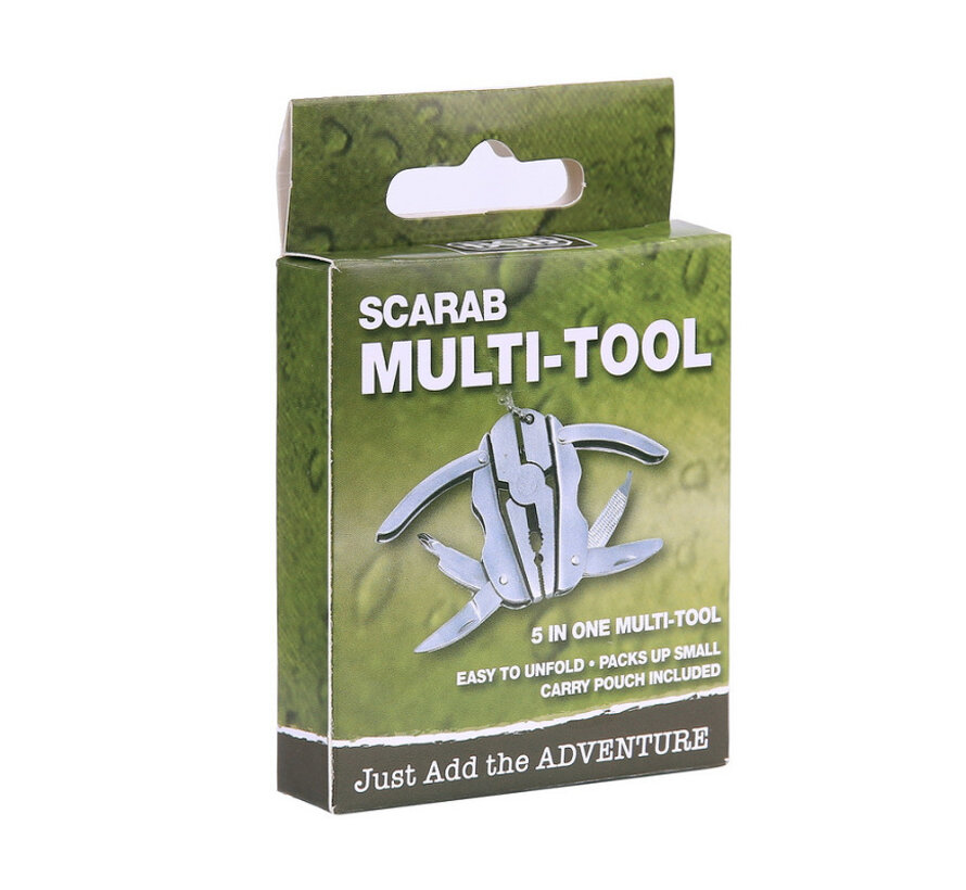 BCB Scarab Multitool Compacte RVS multitool met hoes