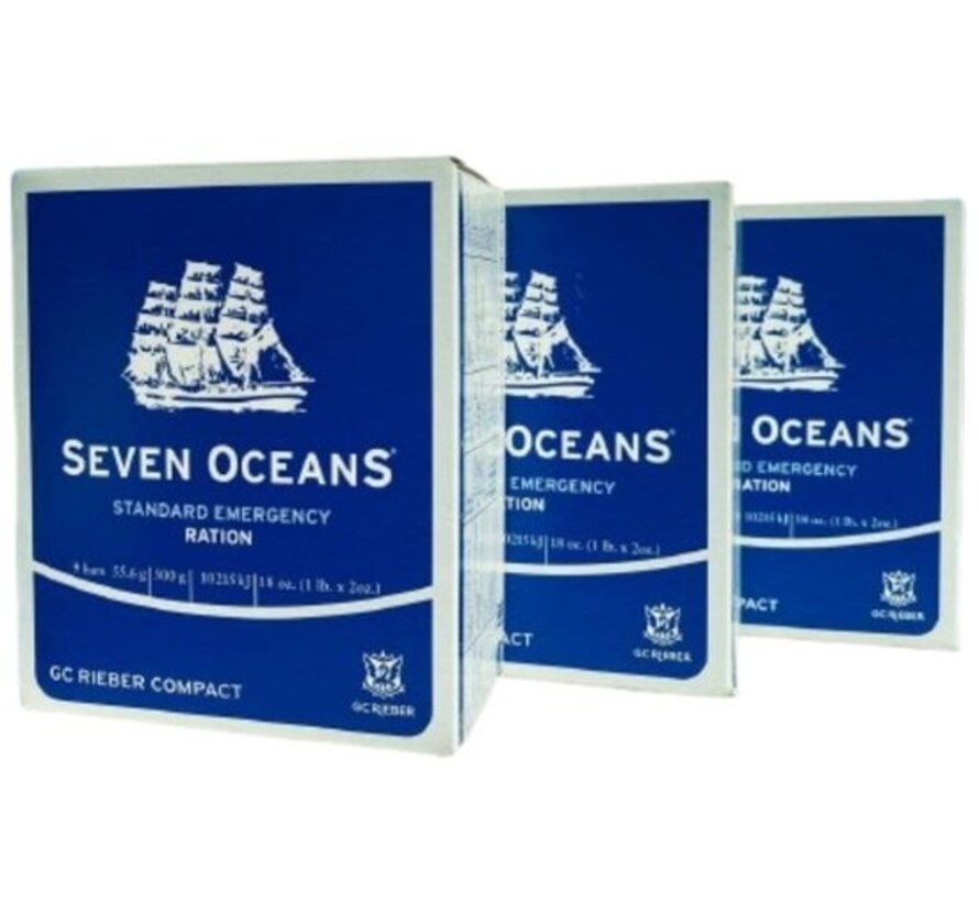 Seven Oceans 72 uur Noodrantsoen - 3x  500 Gram - 2500 Calorieën
