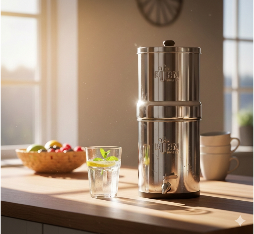 Burn Water Filter - up to 9 Liter per hour