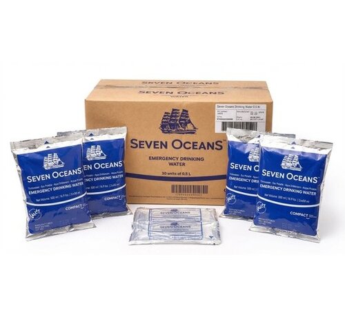 Seven Oceans 72 Hour Drinking Water Package (1 person) – 9 liters