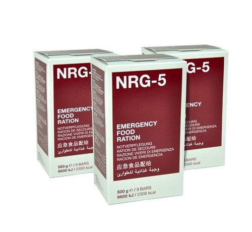 MSI 72 Hour Emergency Ration NRG-5 Pack (1 person) – 3 days of food