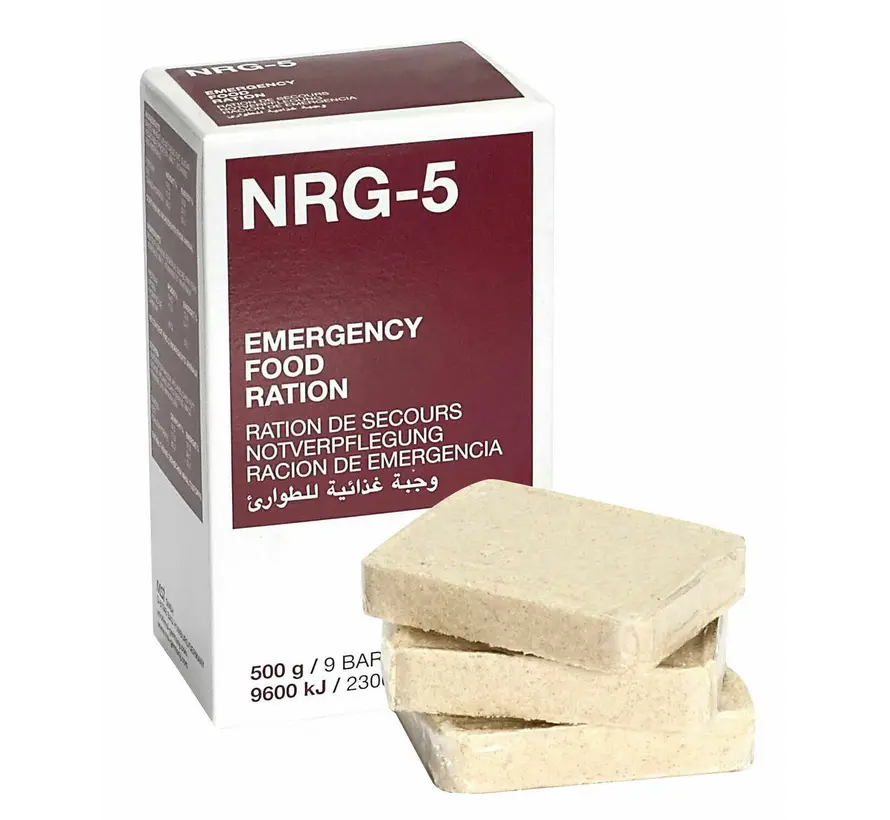 72 Hour Emergency Ration NRG-5 Pack (1 person) – 3 days of food