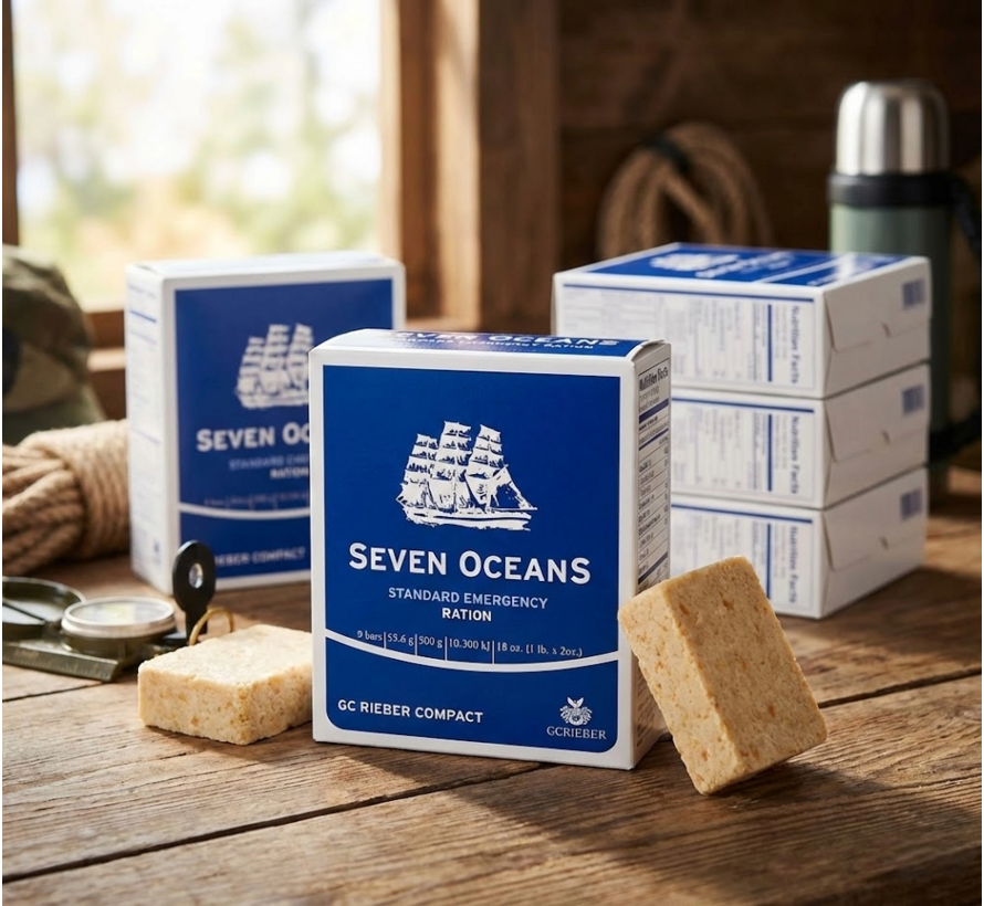 Seven Oceans Emergency Ration - 500 Grams - 2500 Calories - Copy