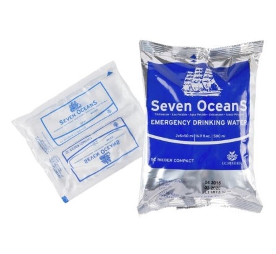 Seven Oceans Lang Houdbaar Drinkwater 30 × 500 ml (15 liter)