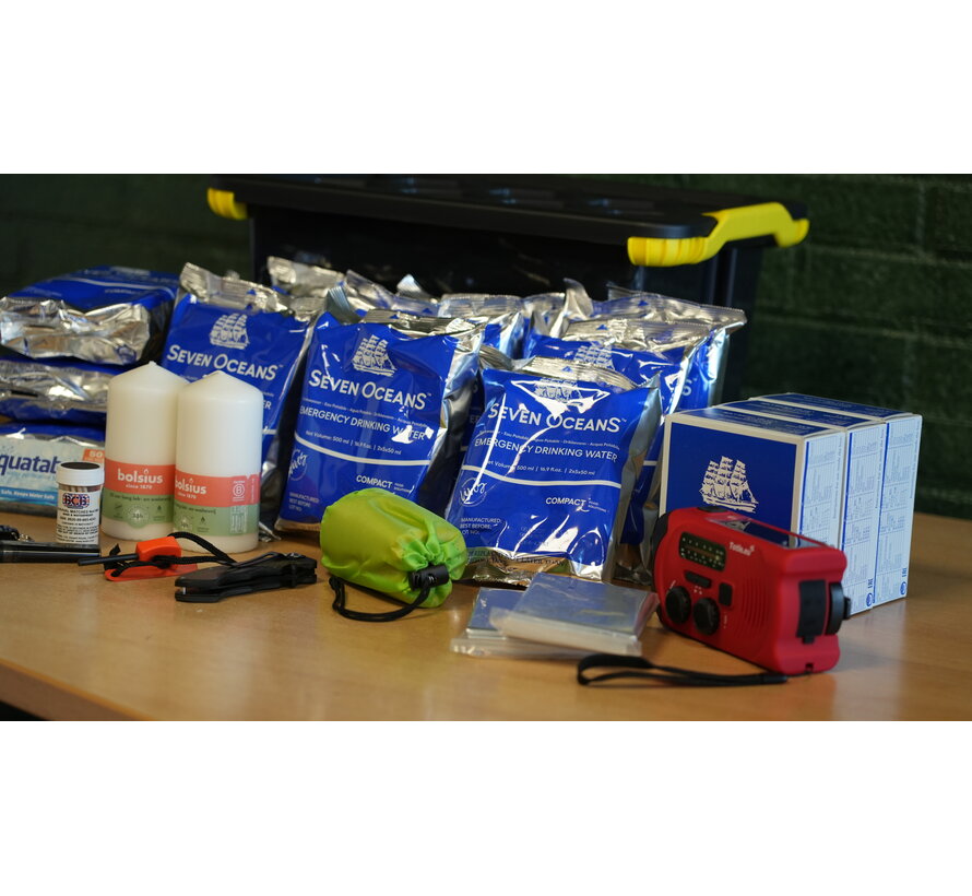 Overheid 72 uur Basis noodpakket (1 persoon)