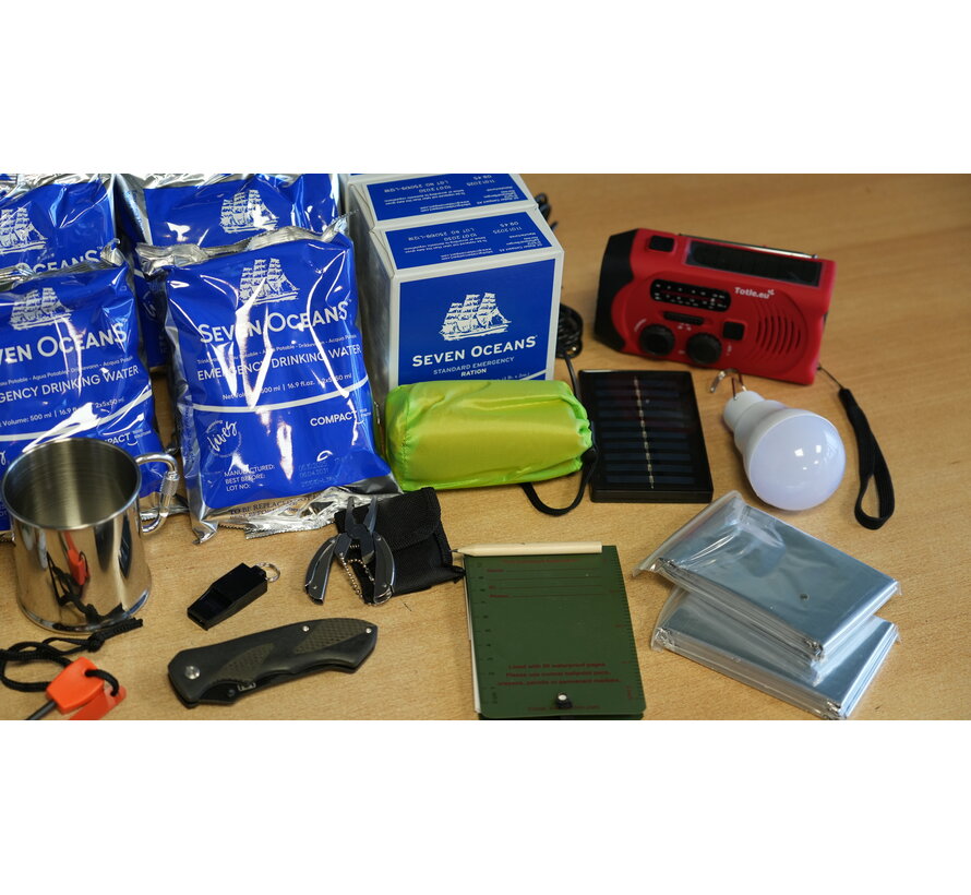 Government 72-hour Complete emergency package (1 person)