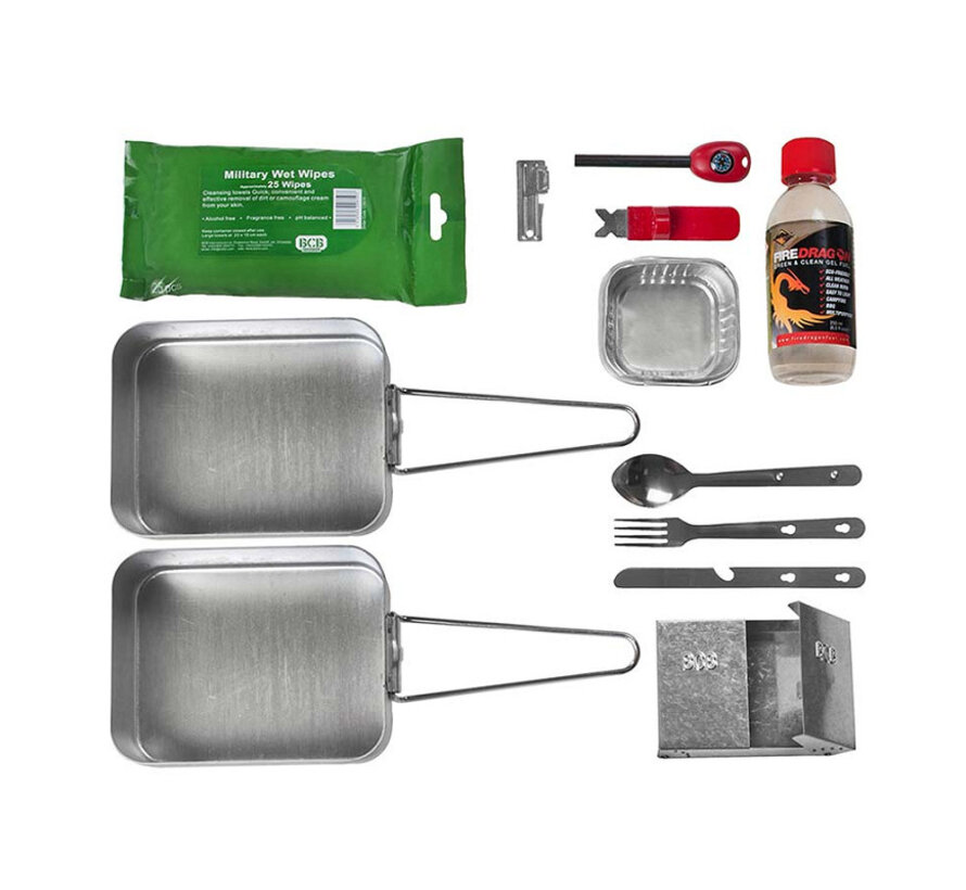 BCB Survival Kookset- Compact en Compleet - 9 Delig