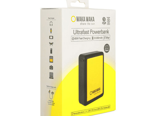 Waka Waka ultrafast powerbank - 65W - 20.000mAh