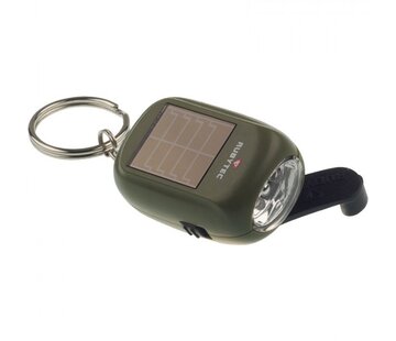 Rubytec Kao mini solar and wind-up flashlight