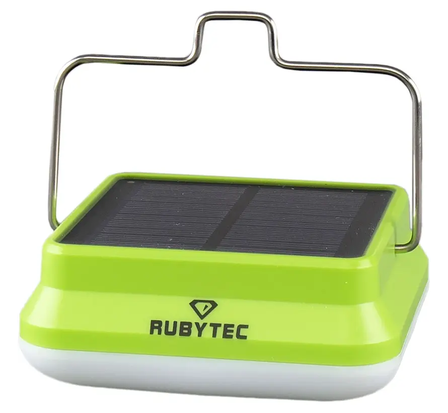 Rubytec Dimmable LED Lamp - USB Solar Lantern - Rechargeable in 24 Hours Via Solar Energy