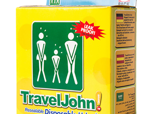 TravelJohn Plaszak - 3 stuks - 800 ml - Lekvrij & Geurloos - Unisex Wegwerp Urinaal