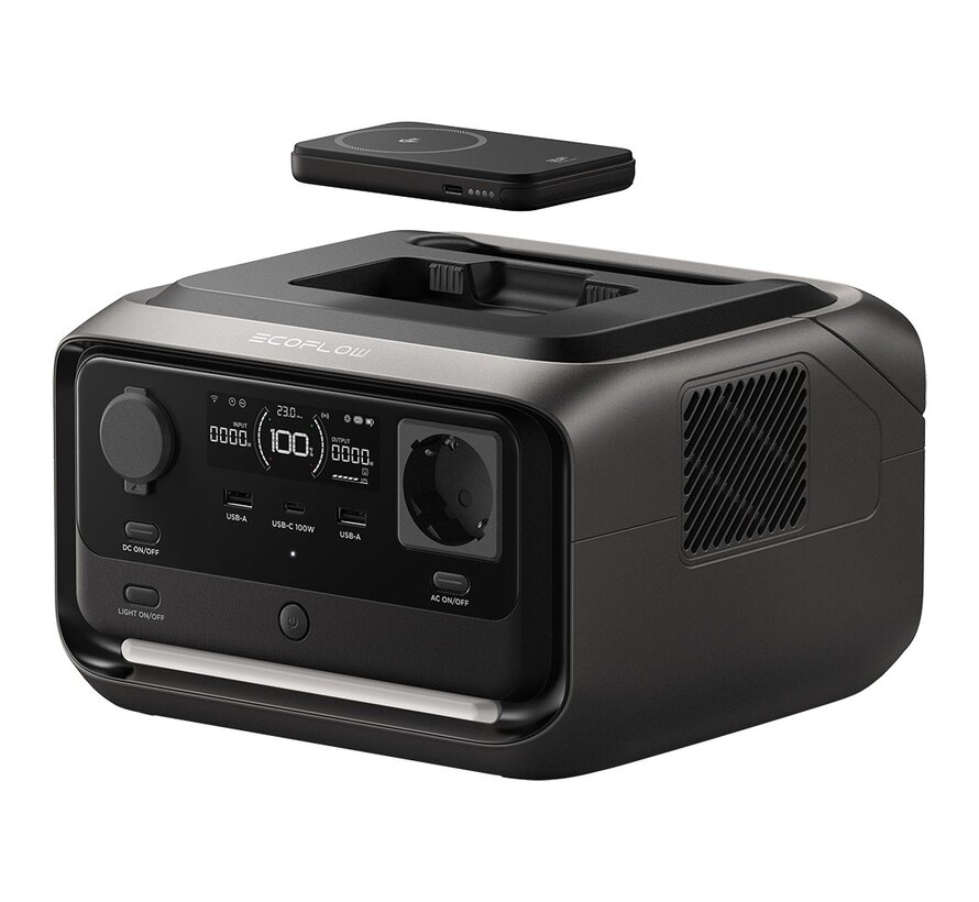 EcoFlow RIVER 3 Plus (Wireless) Power Station met powerbank