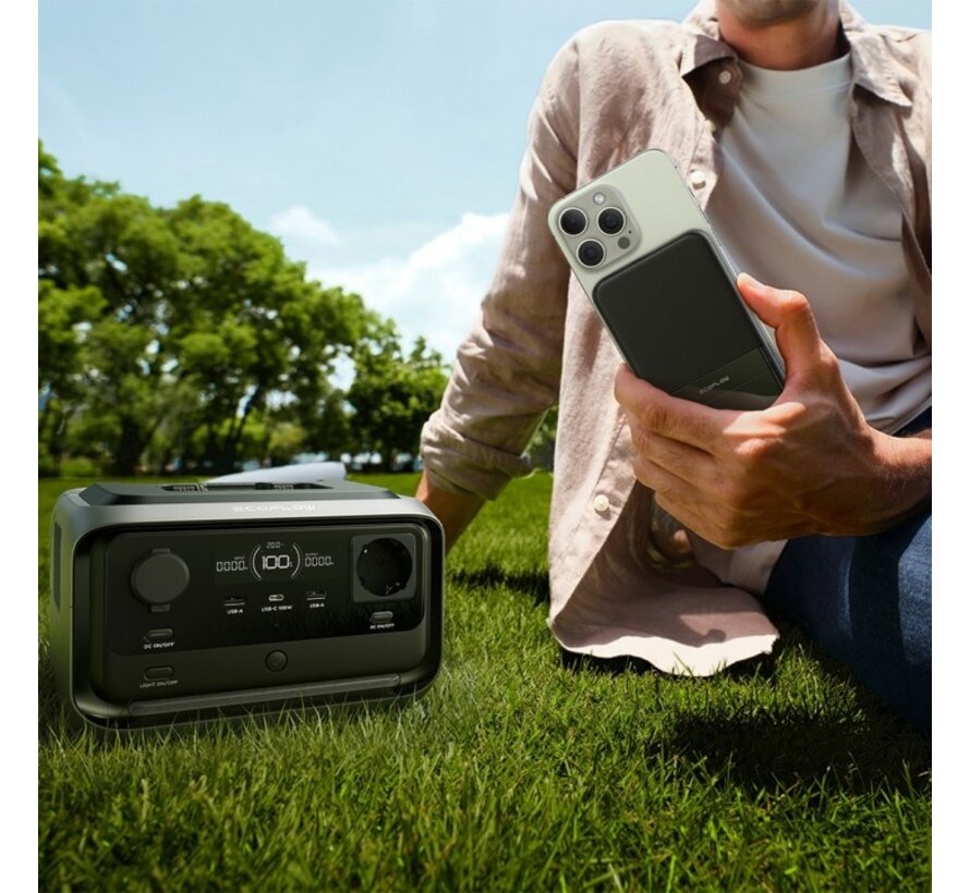 EcoFlow RIVER 3 Plus (Wireless) Power Station met powerbank