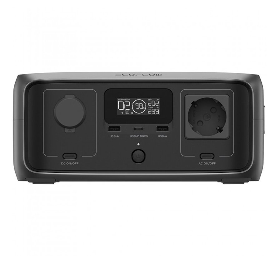 EcoFlow RIVER 3 UPS + 45W opvouwbaar zonnepaneel met USB-C
