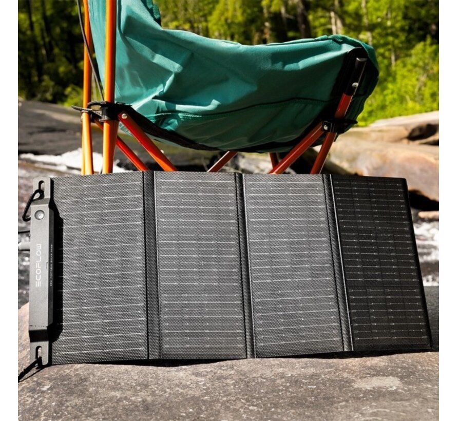 EcoFlow 28W opvouwbaar zonnepaneel met USB-C en USB-A