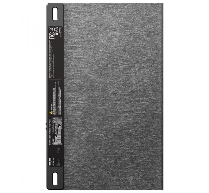 EcoFlow 28W opvouwbaar zonnepaneel met USB-C en USB-A