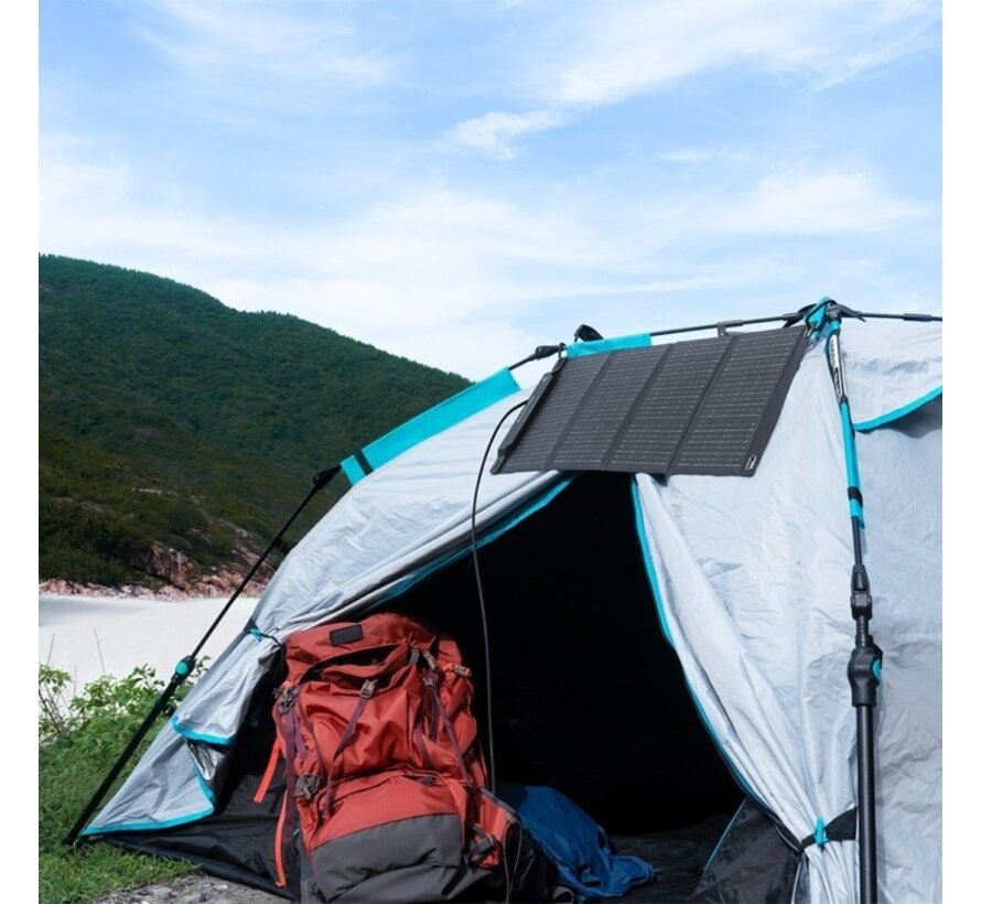 EcoFlow 28W opvouwbaar zonnepaneel met USB-C en USB-A