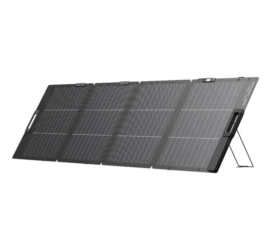 EcoFlow 220W lichtgewicht opvouwbaar dubbelzijdig zonnepaneel