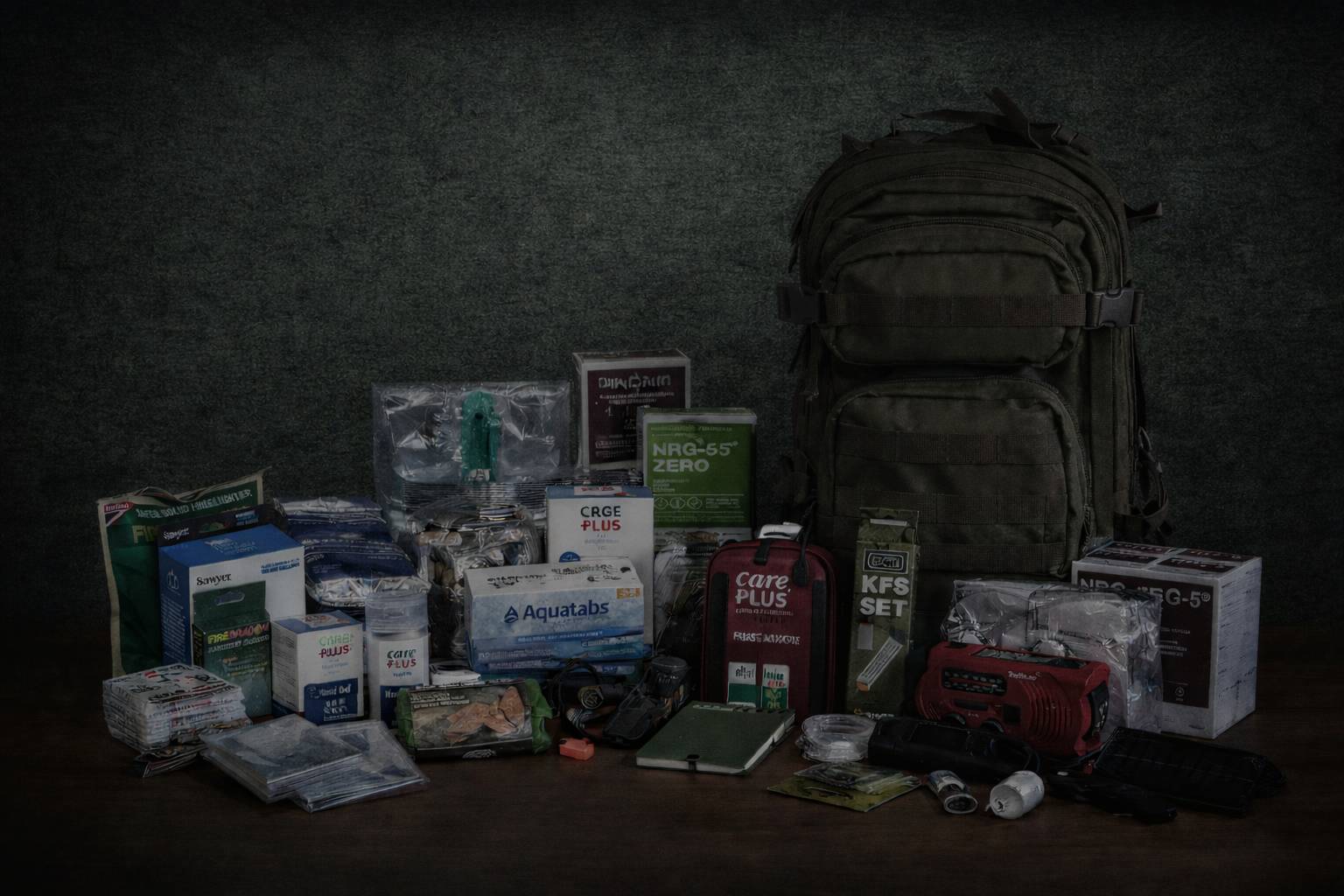 Kant-en-klare Noodrugzak