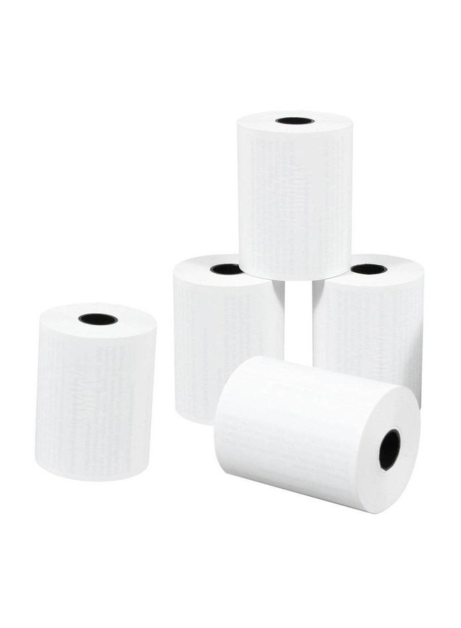 Thermopapier Rollen 50mm weiß Rollenbreite 50 mm Durchmesser 47 mm Papiermenge 28 m Kerndurchmesser 12 mm