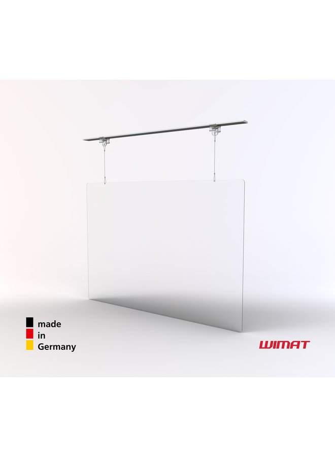 Ceiling - Hanging protector shield "Profi" - L