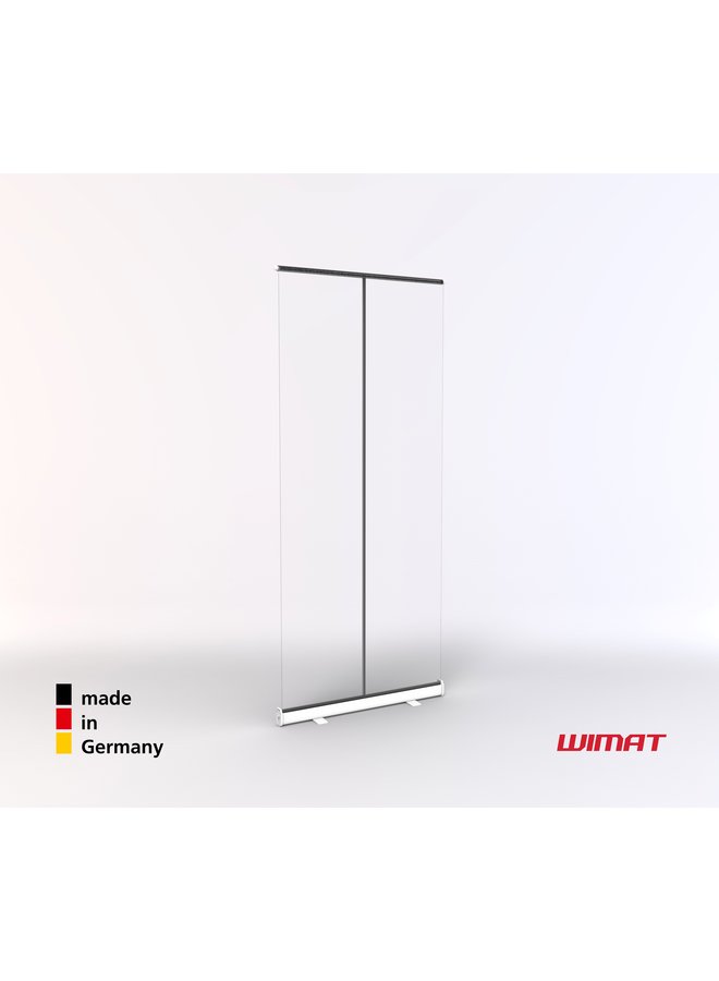 Floor stand protector shield "FLEXI" against droplet infections - S