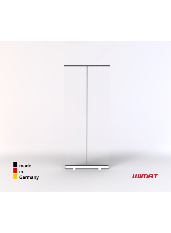 Floor stand protector shield "FLEXI" against droplet infections - S