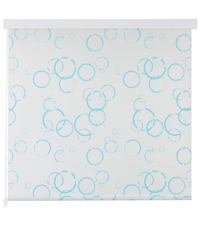 Rolgordijn voor douche 100x240 cm bubbel