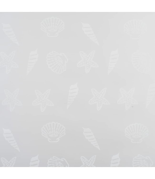 Rolgordijn voor douche 120x240 cm zeester