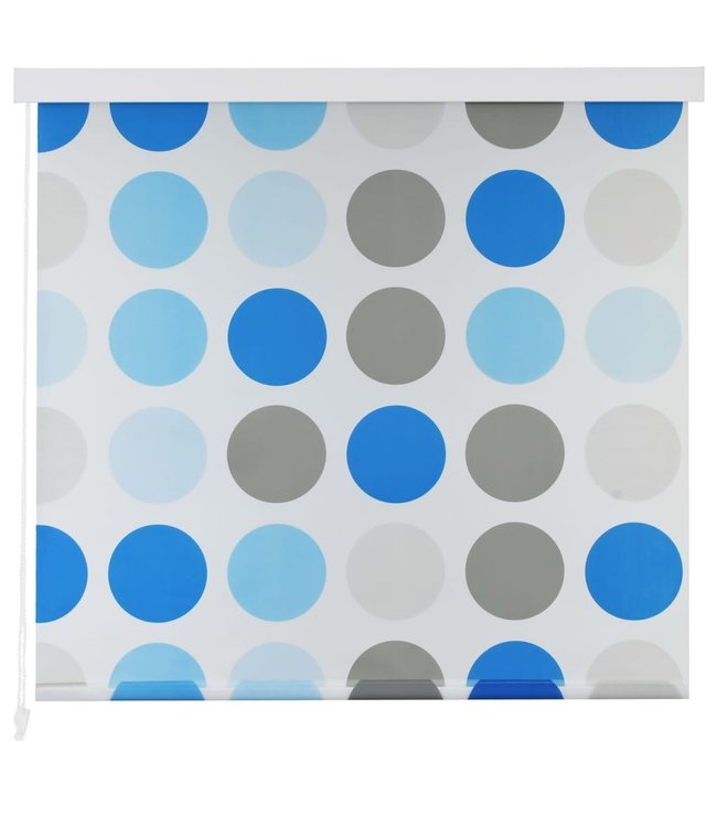 Rolgordijn voor douche 100x240 cm cirkel