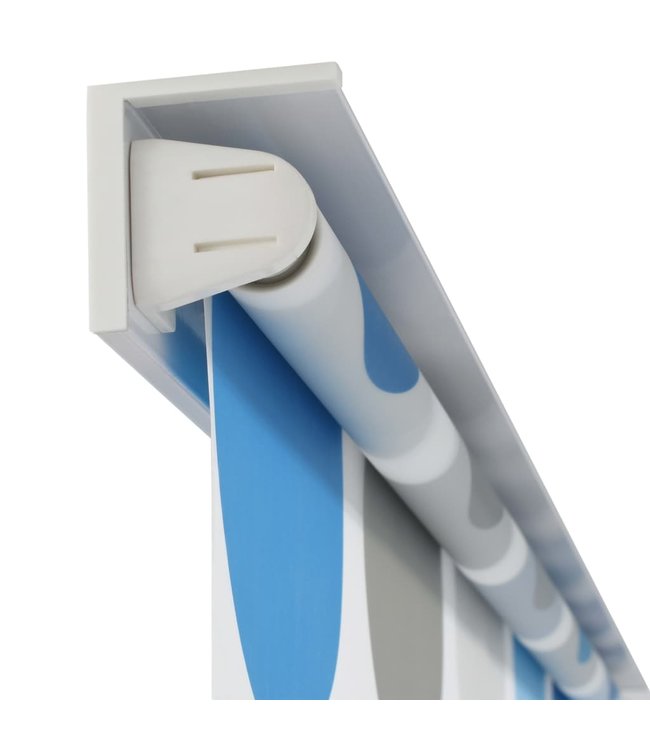 Rolgordijn voor douche 100x240 cm cirkel