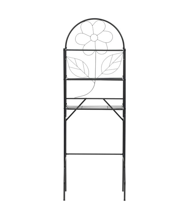 Badkamerrek 60x33x174 cm zwart