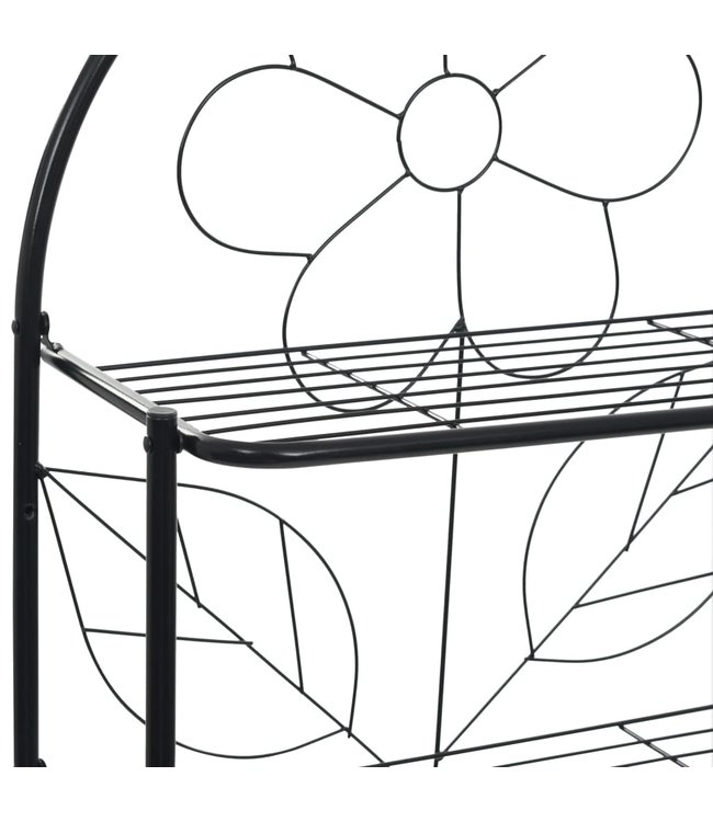 Badkamerrek 60x33x174 cm zwart