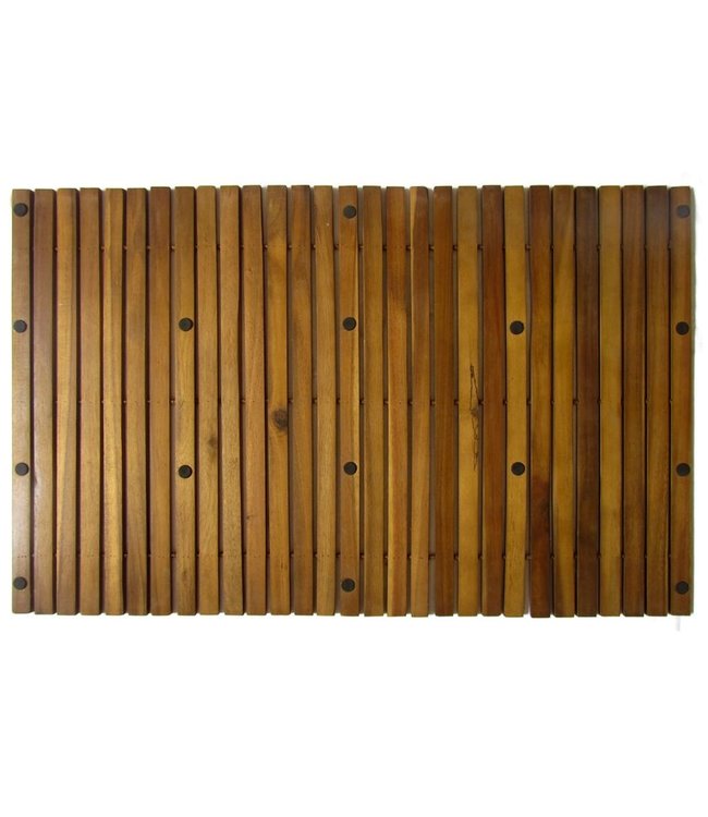 Badmat 80x50 cm acaciahout