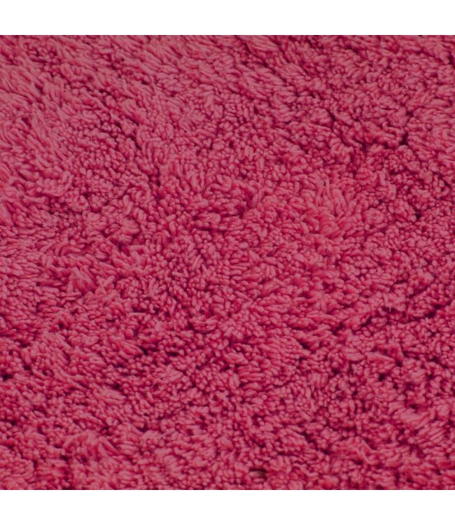 Badmattenset stof fuchsia 2-delig
