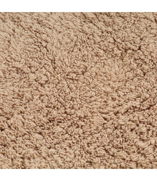 Badmattenset stof beige 2-delig